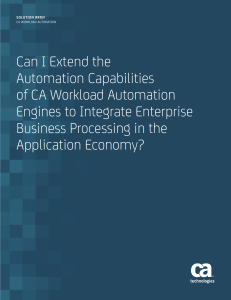 Can I Extend the Automation Capabilities of CA