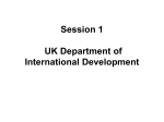Background on DFID - Overseas Development Institute
