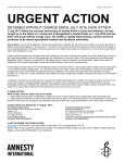 urgent action - Amnesty International