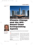 Climate Change and the HFC-Based Clean Extinguishing Agents