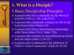 1. What is a Disciple? - The South Devon Methodist Circuit