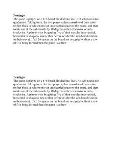 Combinatorial Games Instructions