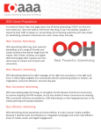 OOH Value Proposition - Outdoor Advertising Association of