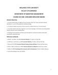 CONSUMER BEHAVIOR MM206 Module Objectives
