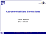 Astronomical Data Simulations