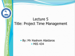 Lecture 1 Title: MIS Concept and Definition