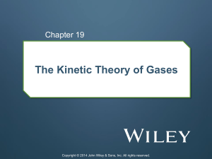 The Kinetic Theory of Gases