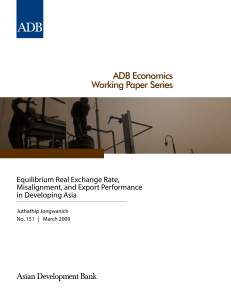 Equilibrium Real Exchange Rate, Misalignment, and Export