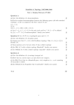 Question 1: a) Give the definition of a homeomorphism. [2] b) Find