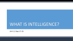 What is Intelligence