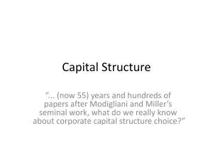 Capital Structure