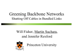 Greening Backbone Networks: Reducing Energy