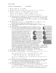 AMATYC Contest (Fall 2008) Solutions