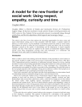 A model for the new frontier of social work