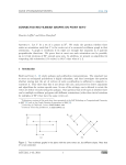 CONNECTED RECTILINEAR GRAPHS ON POINT SETS∗ 1