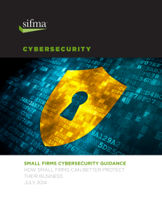 SMALL FIRMS CYBERSECURITY GUIDANCE