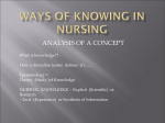 Ways of knowing in nursing