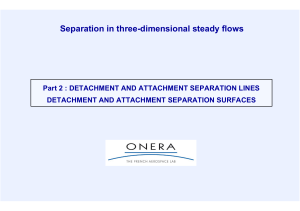 Separation in three-dimensional steady flows