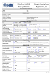 Motor Drive Unit SHM Order Specifications Shanghai Huaming