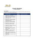 IT Analyst - Skills Matrix