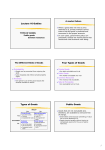 Lecture 16 Outline Four Types of Goods Types of Goods Public Goods