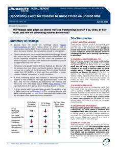 Opportunity Exists for Valassis to Raise Prices on Shared Mail