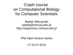 Crash course on Computational Biology for Computer Scientists