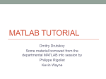 MATLAB Tutorial