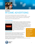 Games and Advertising - Entertainment Software Association