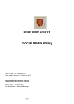 Model social media policy for schools