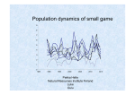 Population dynamics of small game