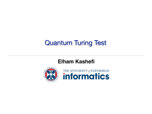 Quantum Turing Test