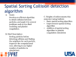 Spatial Sorting Collision detection algorithm