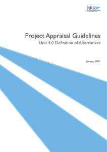 Project Appraisal Guidelines - Transport Infrastructure Ireland