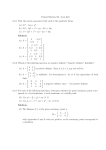 Partial Solution Set, Leon §6.6 6.6.1 Find the matrix associated with