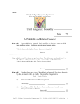 CORE Assignment unit 3 Probability