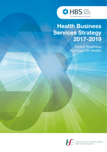Health Business Services Strategy 2017-2019