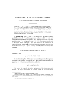 and let A,B be finitely generated graded S-modules. If T is a