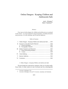 Online Dangers: Keeping Children and