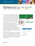 PokerRoom.com Powers High Transaction Online Poker System