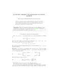 An ergodic theorem for permanents of oblong matrices