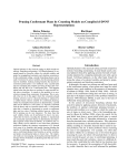 Pruning Conformant Plans by Counting Models on Compiled