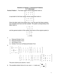 Page 1 Solutions to Section 1.2 Homework Problems S. F.