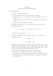 STAT 380 Some Discrete Probability Distributions I. Binomial