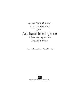 Solution Manual Artificial Intelligence a Modern Approach
