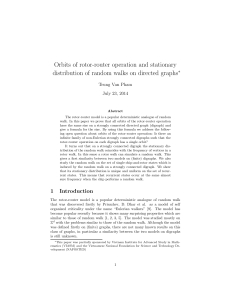 Orbits of rotor-router operation and stationary distribution of