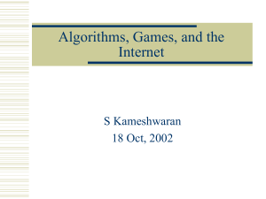 Algorithms, Games, and the Internet