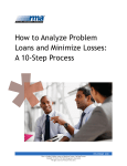 How to Analyze Problem Loans and Minimize Losses