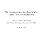 The international taxation of capital when assets are