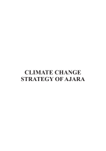 climate change strategy of ajara